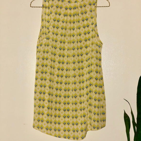 Joie Acid Lime Silk tank top - Picture 4 of 8